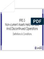 IFRS 5 Non-current Assets Held For Sale Summary