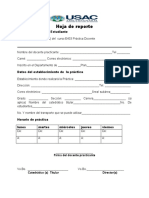 HOJA DE REPORTE