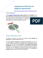 Cómo Aseguramos El Éxito de Una Estrategia de Operaciones 3