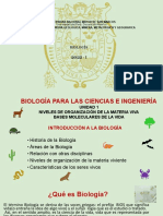 Semana 1 - Introducción A La Biología