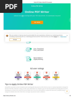 Online PDF Writer - Write PDF Document