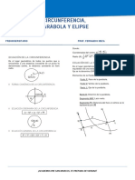 Circunferencia Parabola Elipse