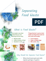 Environmental Advocacy Food Waste Presentation