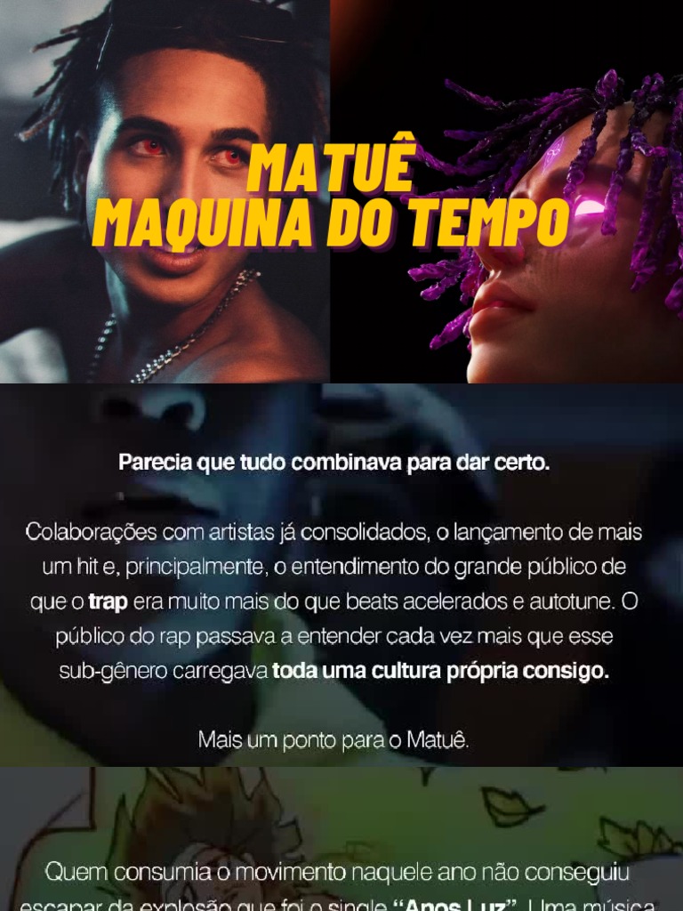 Matuê Maquina Do Tempo | PDF