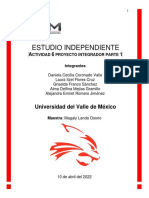 Estudio Independiente: Universidad Del Valle de México
