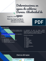 Determinaciones en Aguas de Calderos Dureza, Alcalinidad de Aguas