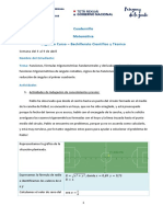 Cuadernillo Matemática Segundo Curso - Bachillerato Científico y Técnico