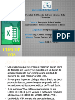 Conceptos de VBA para Excel OROSCO BASTIDAS MELANY