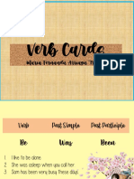 Verb Cards