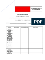 Matriz de Evaluacion Electrocardiograma .....