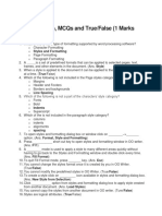 Digital Documentation (Unit-1) Spreadsheet (Unit-2)