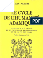 Jean Phaure - 1973 - Le cycle de l'humanité adamique