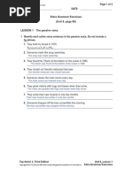 Extra Grammar Exercises (Unit 8, Page 88) : Top Notch 2, Third Edition