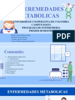 Enfermedades metabólicas: causas, síntomas y tratamientos