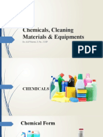 Chemicals, Cleaning Materials & Equipments