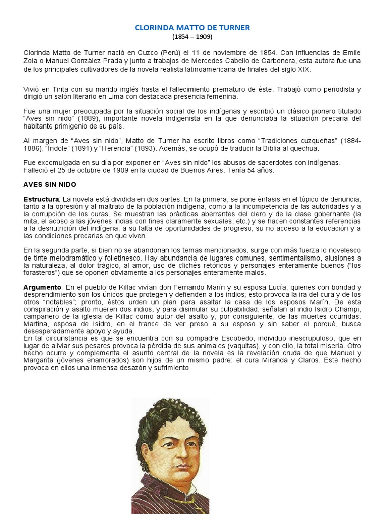 Clorinda Matto De Turner Pdf