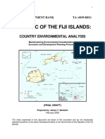 Republic of The Fiji Islands:: Country Environmental Analysis