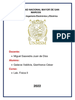 Informe N°10 Lab Física II