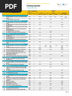 MACE Training Calendar 2025 | PDF | Systems Thinking | Production And ...