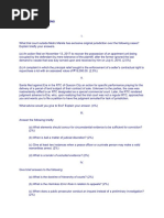 Remedial Law 2022 Questions and Suggested Answers Nos. 1 and 2 | PDF