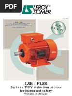 Lse - Flse: 3-Phase TEFV Induction Motors For Increased Safety