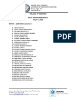 Basic Sciences WR GCR and Codes