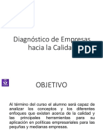 Diagnóstico Calidad Sesión 1