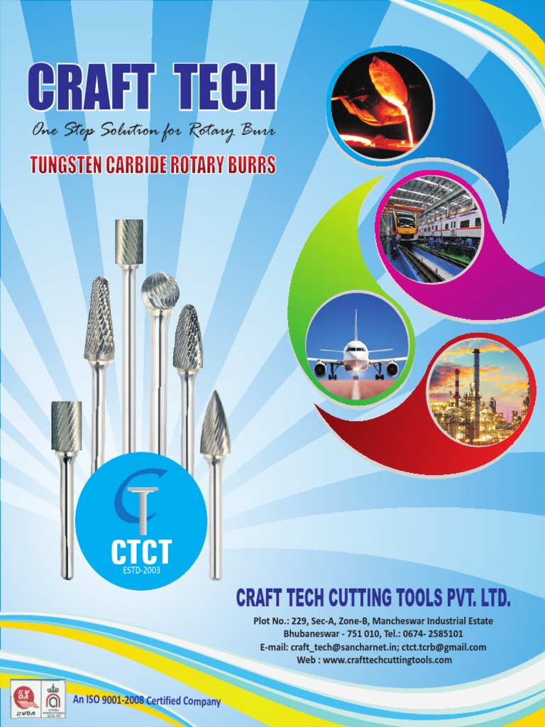 Crafttech One Stop Solution For Rotary Burr PDF Metalworking
