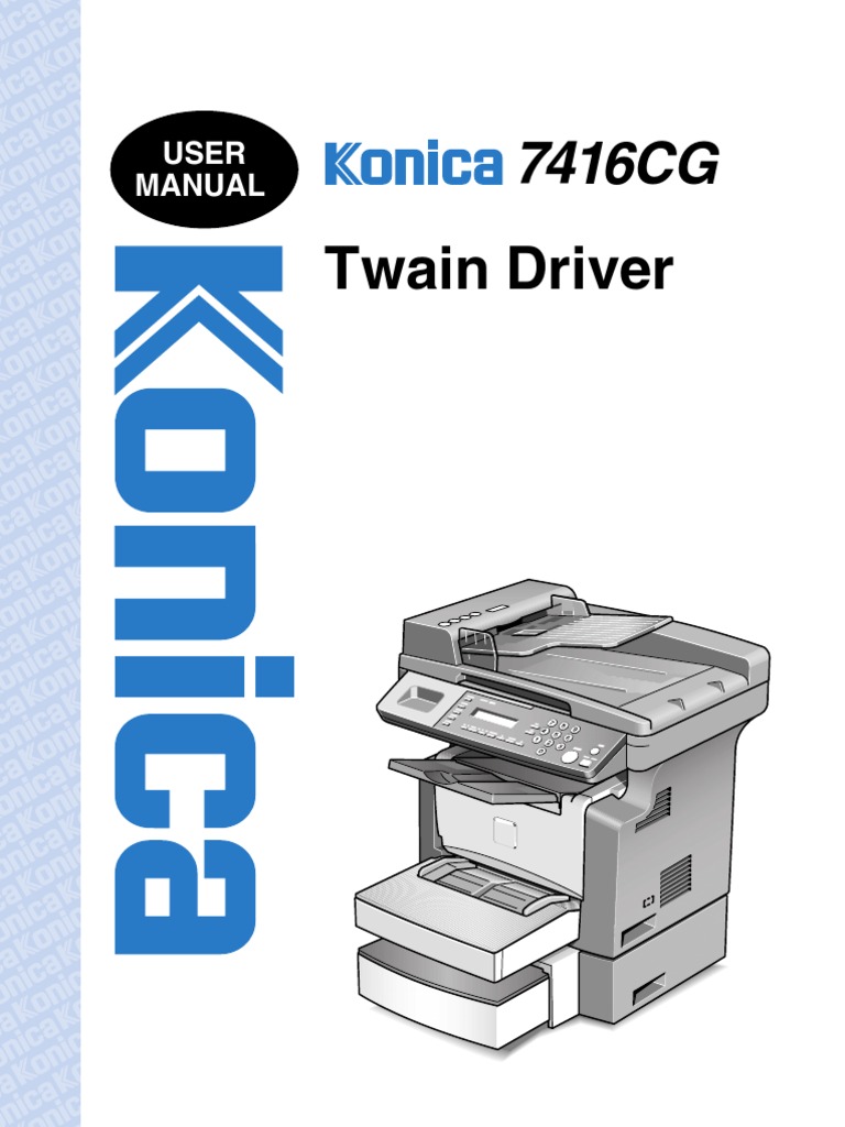 Twain Driver CG User Manual PDF Image Scanner Device Driver
