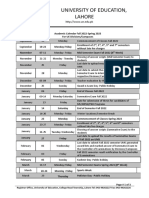 Acadamic Calendar Fall-2022 1st Semester 4.0