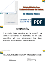 2 PPT TBDD Clase6 RelacionesModeloFísico