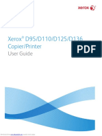 Xerox D95/D110/D125/D136 Copier/Printer: User Guide