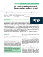 Antidiabetic activity of crude extract of Stevia rebaudiana