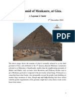 The Pyramid of Menkaure at Giza A Layman