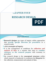 Chapter Four: Research Design
