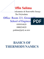 Basics of Thermodynamics