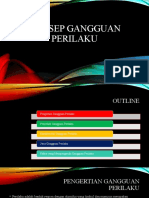 Konsep Gangguan Perilaku