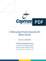 S-Nitrosylated Protein Detection Kit (Biotin Switch) : Item No. 10006518