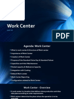 Work Center: Sap PP