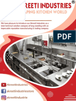 AKREETI INDUSTRIES - Commercial Kitchen Catalog