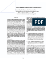 Integrating Natural Language Components Into Graphical Discourse