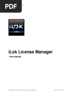 Ilok License Manager: - The Manual