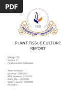 Plant Tissue Culture Techniques Explained | PDF | Growth Medium | Nutrients