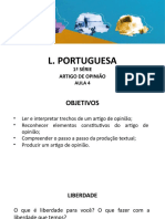 Artigo de opinião sobre liberdade e seus usos