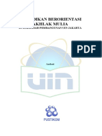 Anshari - Pendidikan Berorientasi Akhlak Mulia Di Madrasah Pembangunan UIN Jakarta