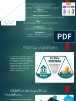 POLITICA MONETARIA Y BALANZA DE PAGOS 2022