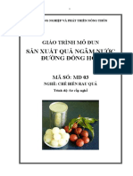 Giáo Trình Sản Xuất Quả Ngâm Nước Đường Đống Hộp - MĐ03 - Chế Biến Rau Quả - 957694