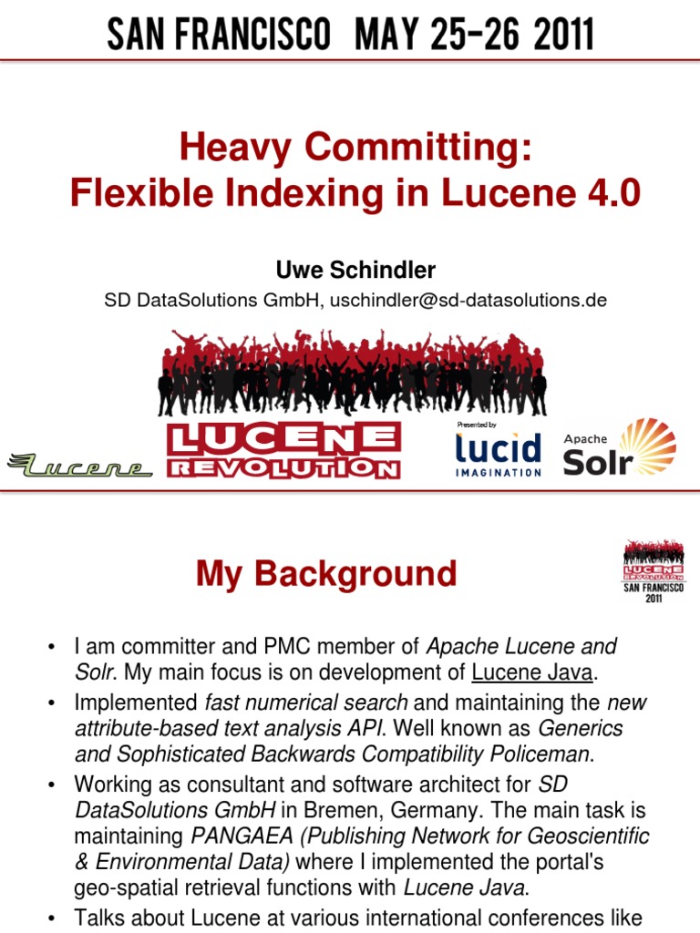 Lucene 4.0: Flexible Indexing Guide | PDF | Search Engine Indexing ...