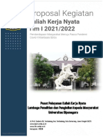 Proposal Pelaksanaan KKN Tim 1 2021-2022, Kelompok