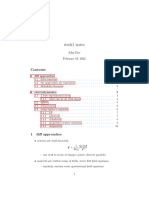 Week1 Notes: John Doe February 10, 2022